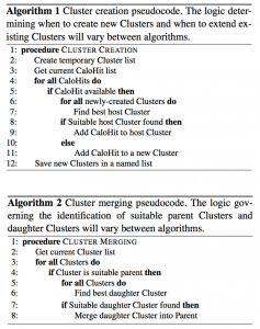Figure 3: Pseudocode demonstrating procedures for creating and merging clusters and their associated API calls. This logic is almost identical between algorithms, regardless of the pattern recognition problem.